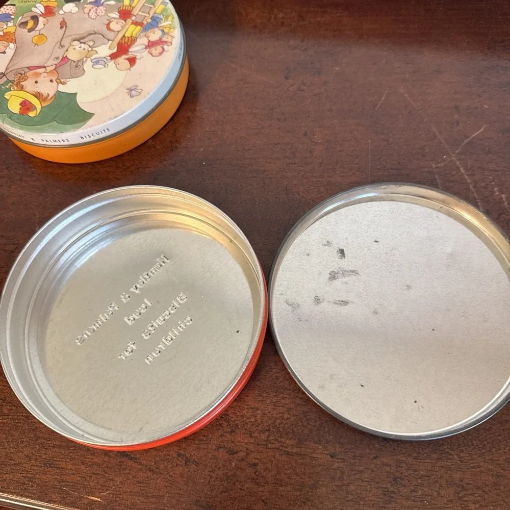 2 - Huntley & Palmer Biscuit Tins Vintage Mabel Lucie Set